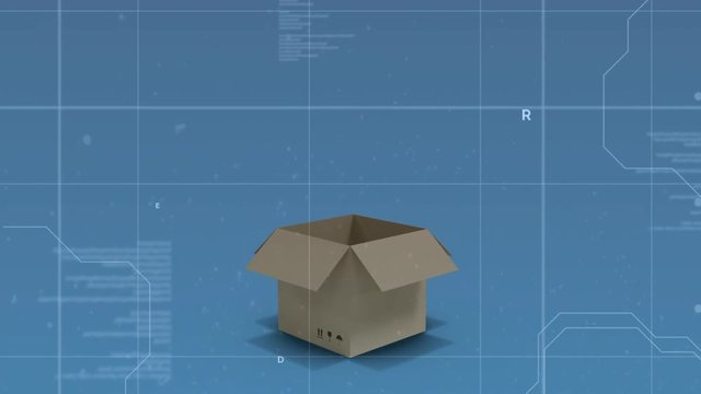 Program codes and a box