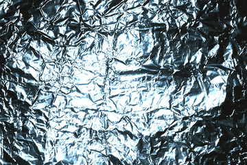 silver gray grunge abstract crumpled aluminum,  foil background