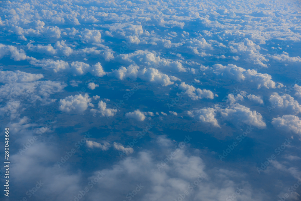 Canvas Prints clouds, a view from airplane window