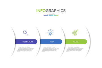 Vector infographic label template with icons. 3 options or steps. Infographics for business concept. Can be used for info graphics, flow charts, presentations, web sites, banners, printed materials.