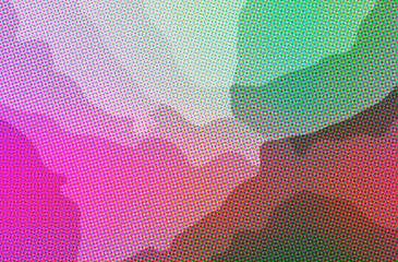 Abstract illustration of green, pink Dots background