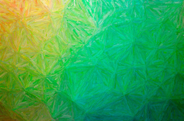 Abstract illustration of green Colorful Impasto background
