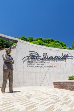 Pat Summitt Memorial Statue At University Of Tennessee