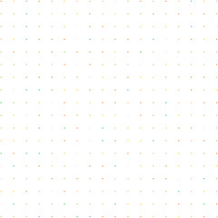 White background  with multicolored  points