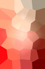 Abstract illustration of red Giant Hexagon background