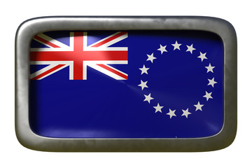 Cook Islands flag sign