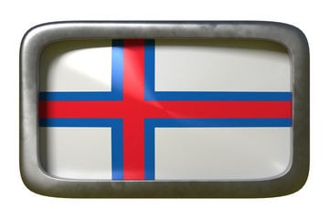 Faroe Islands flag sign