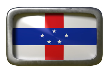 Netherlands Antilles flag sign