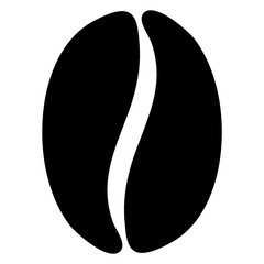 vector illustration of a coffee bean