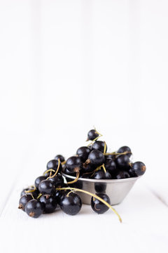 ripe and appetizing black currant berries, agriculture