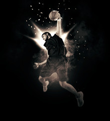 Man basketball player