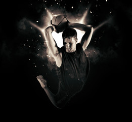 Man basketball player