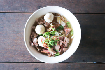 noodles or pork noodles