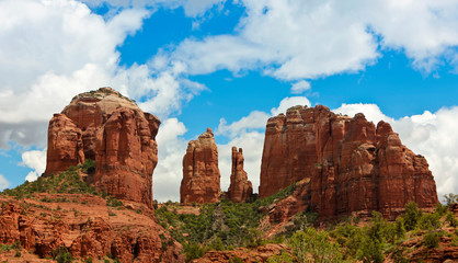 A View of Sedona's Famous Cathedral Rock, AZ, USA