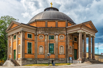 Fototapeta na wymiar Karlskrona Holy Trinity Church Symmetry