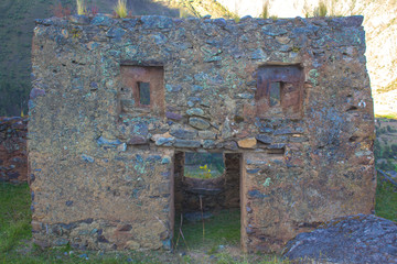 Inca ruins in Peru.