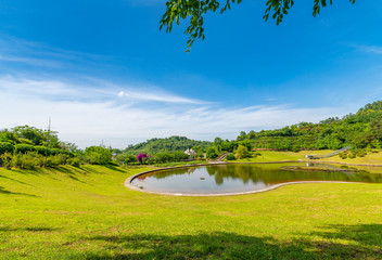 Lake in Chengdu, Sichuan Province, China