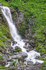 The highest waterfall, falling from a cliff