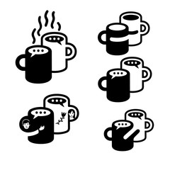 Coffee logo - vector illustration. 