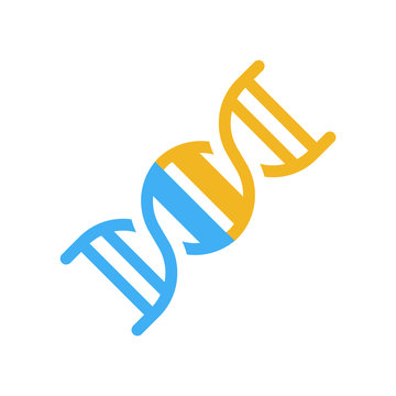 medical chain of dna icon from medical collection