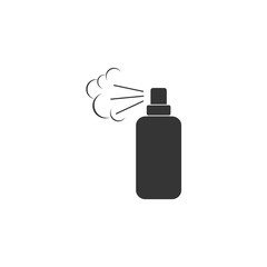 Bottle spray icon template color editable. Cleaning spray bottle symbol vector sign isolated on white background. Simple logo vector illustration for graphic and web design.