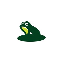 frog. logo design vector icon template download