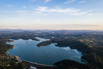 Jezioro Solińskie- Solina Krajobraz