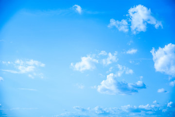 Naklejka na ściany i meble background texture blue sky cumulus