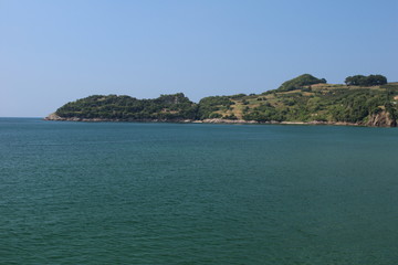 Naklejka premium island in the sea