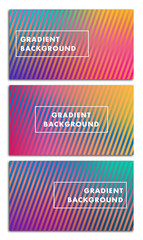 Geometric Background with Colorful Gradient Style