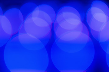 Abstract background of blurred colorful Led lights.