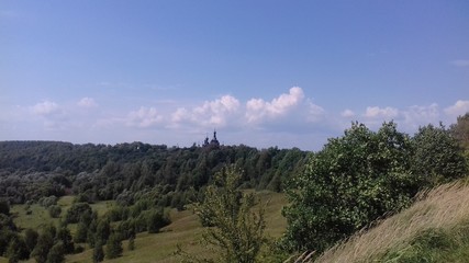landscape with church