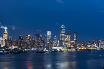 Fototapeta na wymiar New York Skyline at Night