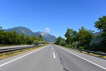Rheintal/Walgau Autobahn A14 im österreichischen Bundesland Vorarlberg