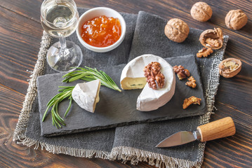 Cambozola cheese close-up