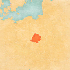 Map of Poland - Lodz