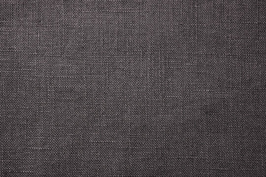 Fabric closeup. Gray linen texture
