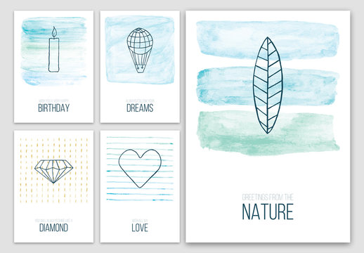 Free Printable Watercolor Birthday Cards