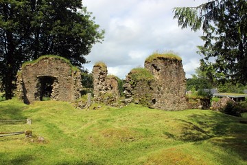 Fototapeta na wymiar Remains of Saddell Abbey, Kintyre, Argyll.