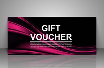 Gift voucher template.