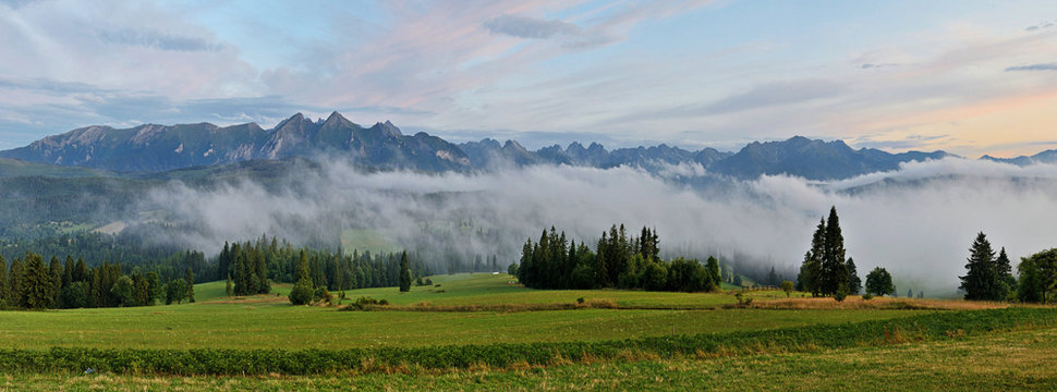 Fototapeta Tatry- panorama.