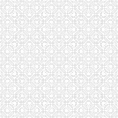 Geometric abstract silver octagonal background. Geometric abstract ornament. Seamless modern pattern