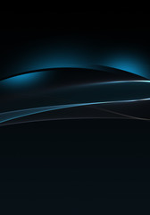 Abstract background waves. Black and blue abstract background for wallpaper oder business card