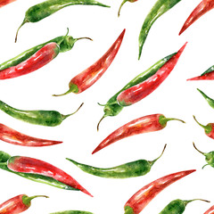 Pattern with hot pepper