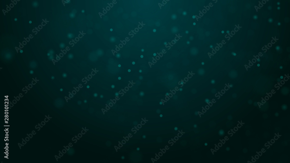 Poster Abstract background of dust particles. Illustration of the cosmos. 3d rendering.