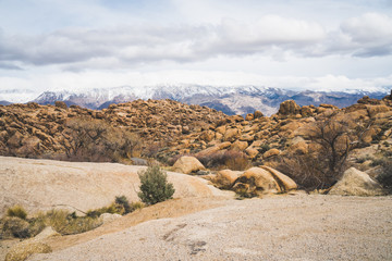 Beautiful scenery in Alabama Hills in California, United States