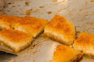 Kadayif, turkish dessert 