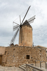 Old windmill in Palma de Mallorca