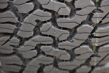 Background of pattern of tire