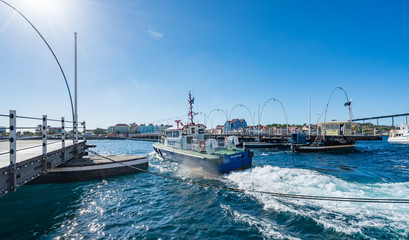 Naklejka premium Views around the capital of Curacao a caribbean island